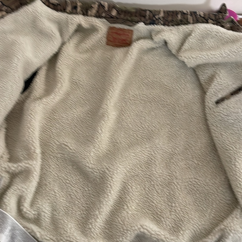 ☀️Sale☀️ Supreme x Levi’s Bark Camo Sherpa Trucker Jacket FW 2013 size large - Picture 5 of 10